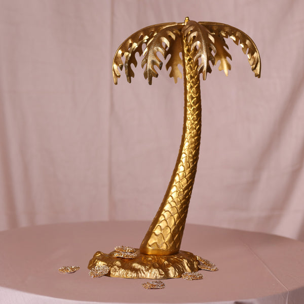 Brass Coconut Tree - Table Prop