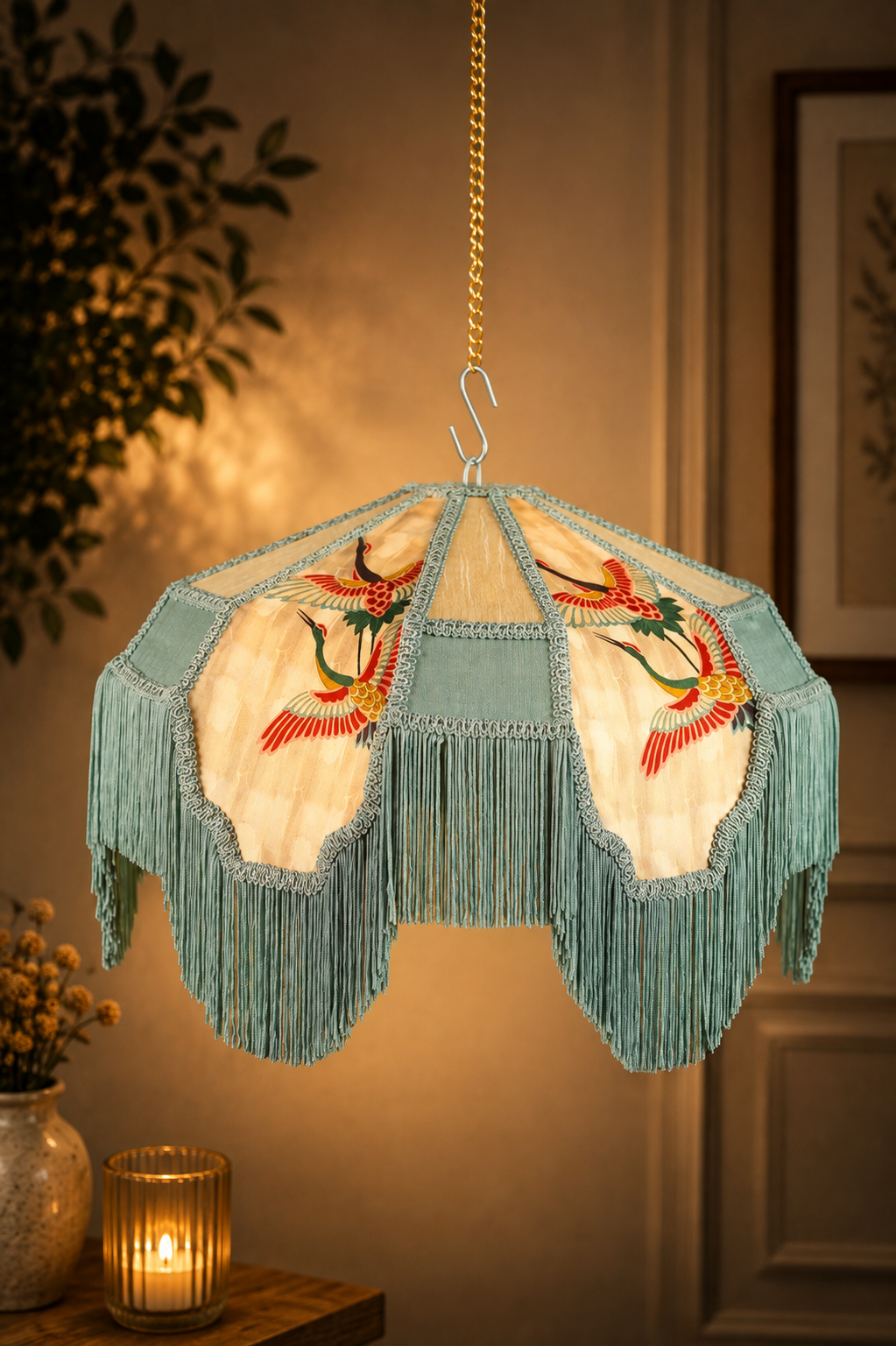 The Vanya Crane Fringe Lampshade