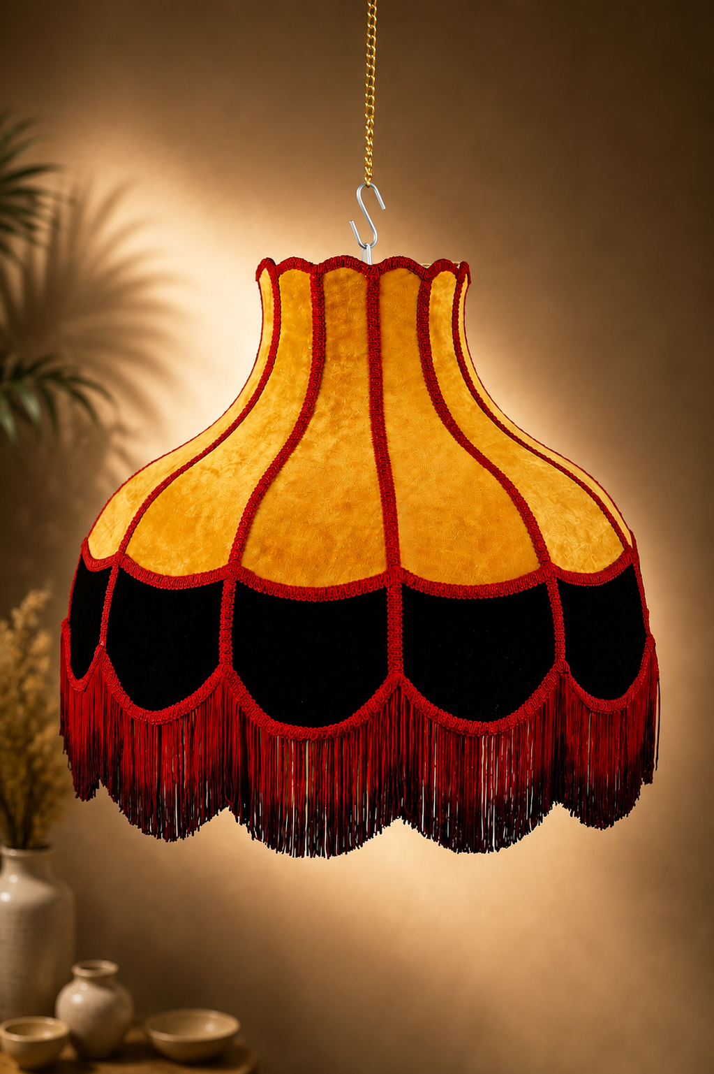 Regal Opulence Vintage Lampshade