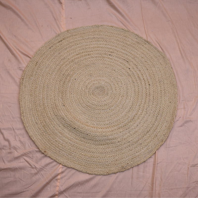 Full White Jute Carpet
