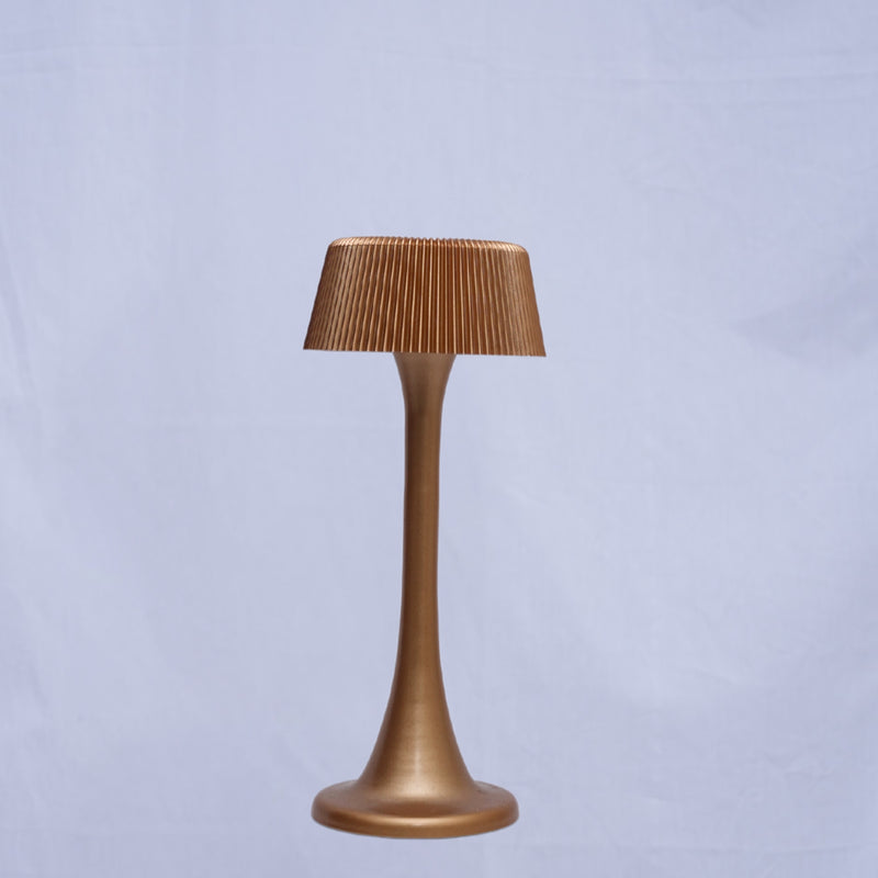 Gold Mushroom Lamp