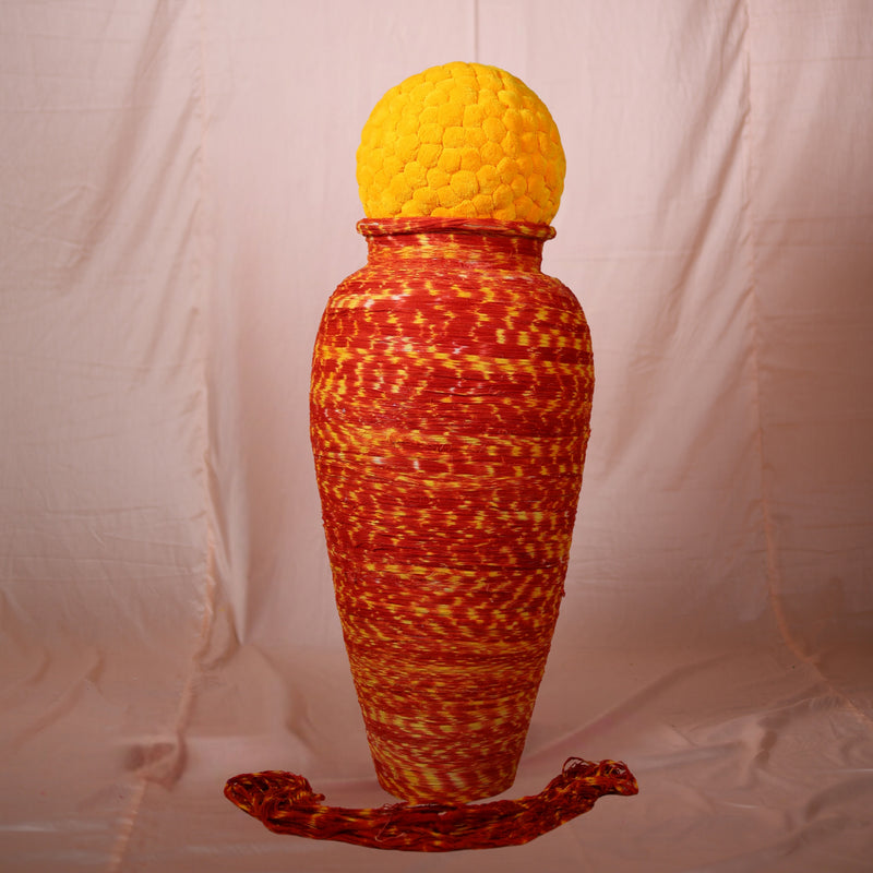 Kalawa Pot With Pom Pom Decor Ball