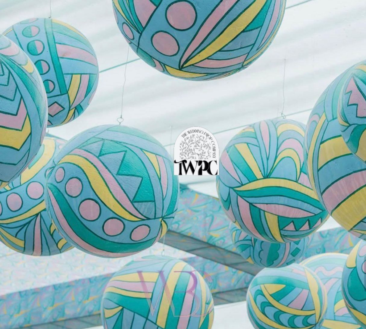 Printed Hanging Balls