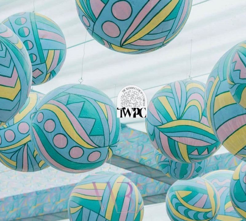Printed Hanging Balls