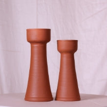 Terracotta Candle Stands