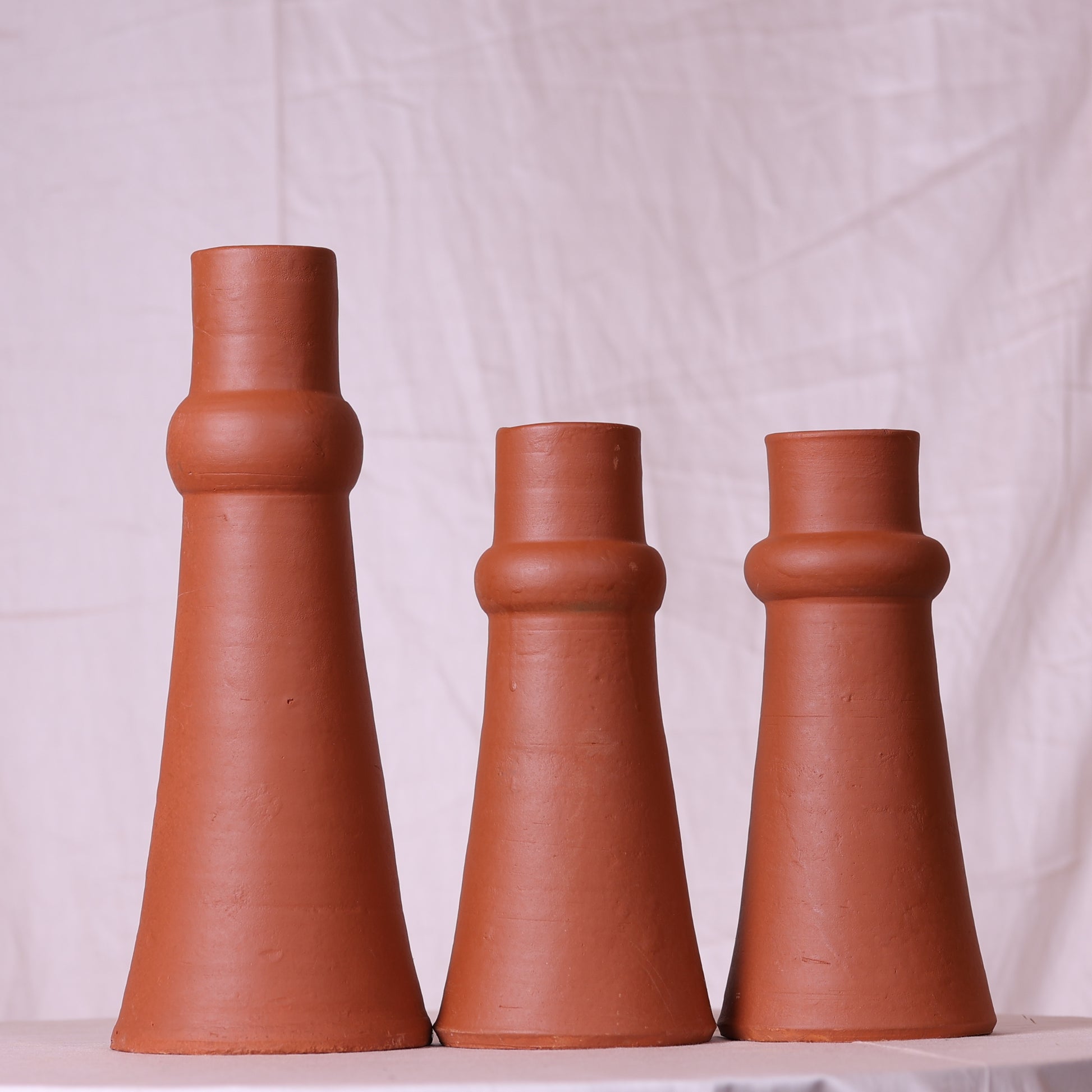 Terracotta Candle Sticks