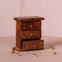 Wooden Storage  3 Desk  Small