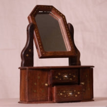 Wooden Storage With Mirror
